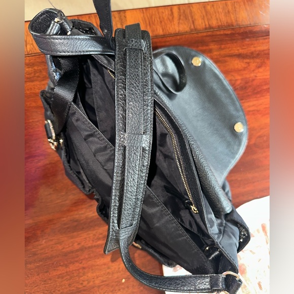 Tory Burch Thea Leather and Nylon Messenger Baby Diaper Bag - Picture 11 of 13